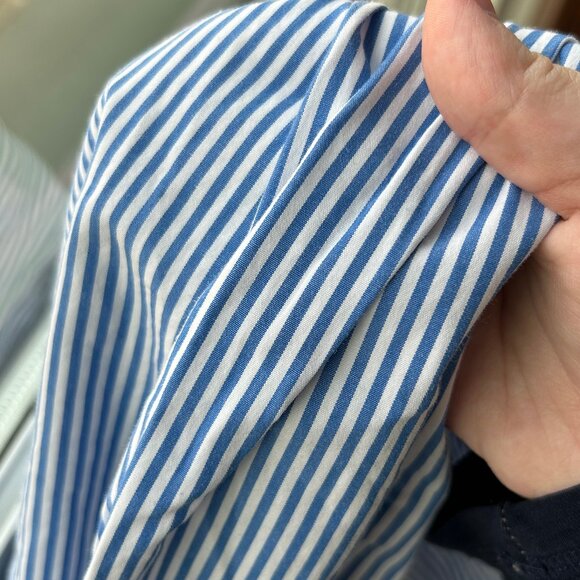 Men's Button Down Long Sleeve Striped Shirt - Picture 6 of 6